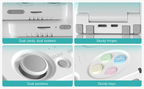 Flip-type Portable Handheld Retro Game Console