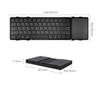 Folding Bluetooth Keyboard with Touchpad