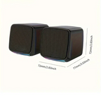 USB Wired 3D Surround Sound Computer Speaker